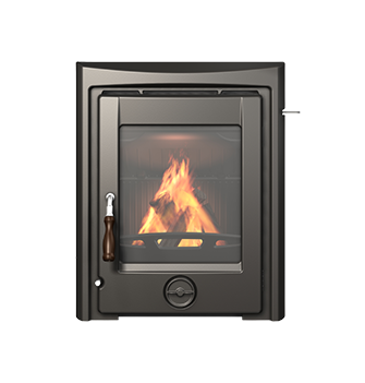 Inset wood burning cast iron fireplace I17