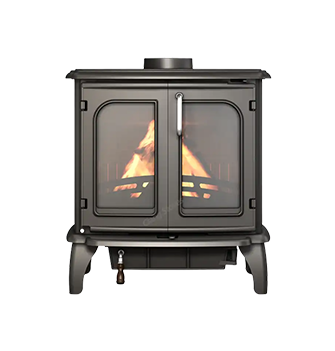 Freestanding wood burning cast iron stove SUNME04TB
