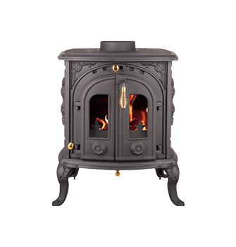 Freestanding wood burning cast iron stove SUNME06