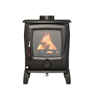 Freestanding wood burning cast iron stove T1202