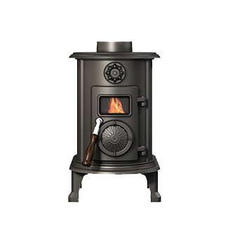 Freestanding wood burning cast iron stove 505