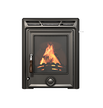 Inset wood burning cast iron fireplace I11