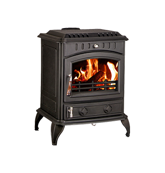 Freestanding wood burning cast iron stove SUNME083